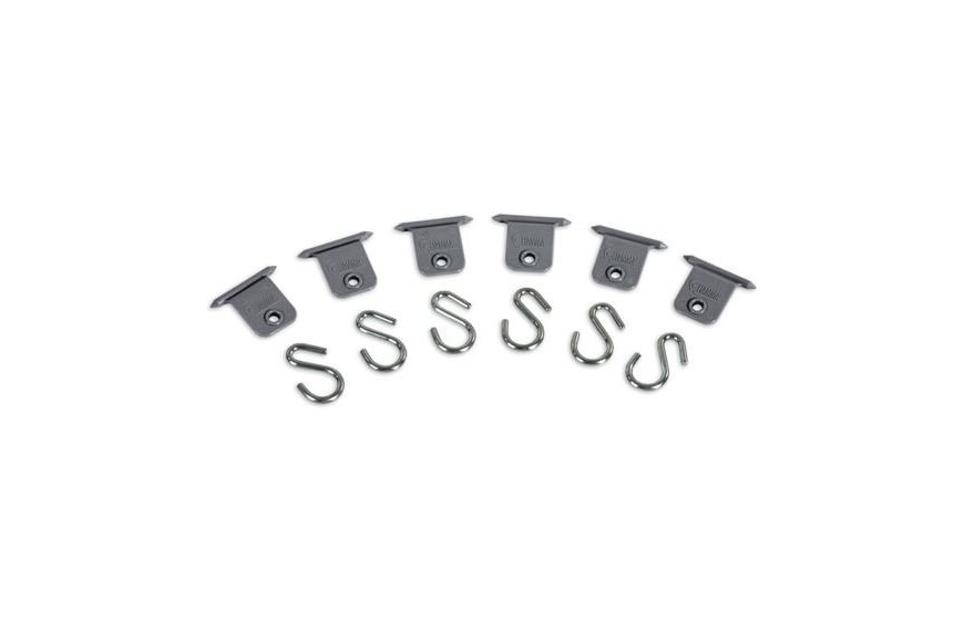 lot de 6 clips coulissants pour rail frontak de store fiamma