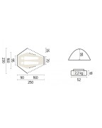 Tente de randonnée DOLOMITE 2 JAMET 2 places légère pour bivouac en montagne