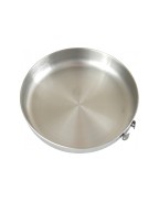 Popote inox 2 personnes 1,5L CAO avec faitout, poêle et vaisselle pour camping et randonnée