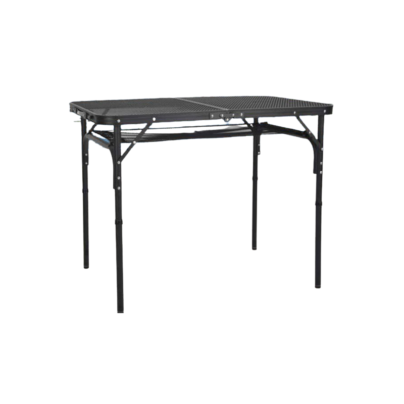 Table aluminium grillagée (90x60x70cm) - DEFA