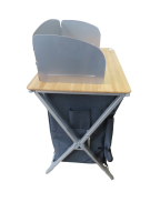 Porte réchaud bambou avec parevent 75*49*82 DEFA