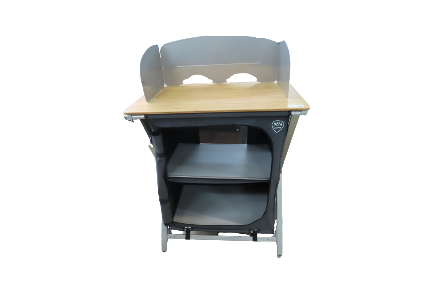 Porte réchaud bambou avec parevent 75*49*82 DEFA