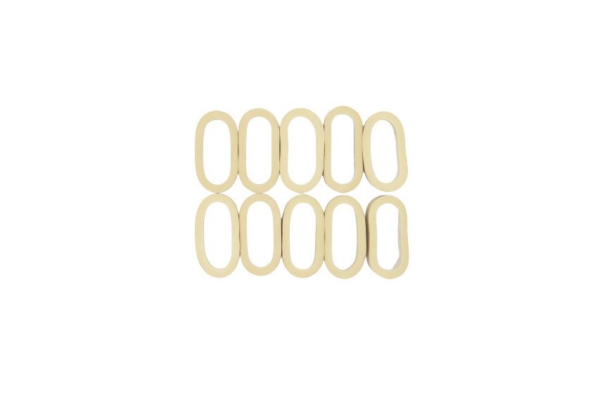 Bracelet caoutchouc Cabanon 45 x 5 x 5 mm – lot de 10 pour fixation double-toit et chambre intérieure