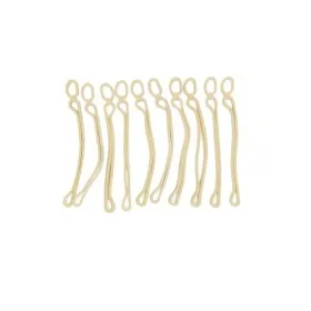 Bracelet caoutchouc 115 x 3 x 2 mm Cabanon en 8 – lot de 10 pour fixation volets et armature