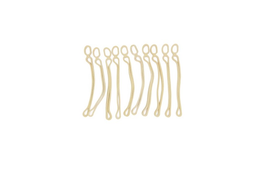 Bracelet caoutchouc 115 x 3 x 2 mm Cabanon en 8 – lot de 10 pour fixation volets et armature