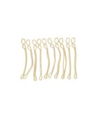 Bracelet caoutchouc 115 x 3 x 2 mm Cabanon en 8 – lot de 10 pour fixation volets et armature