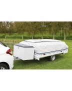 Coffre blanc 300 litres sur flèche pour caravane Jamet Air - TRIGANO