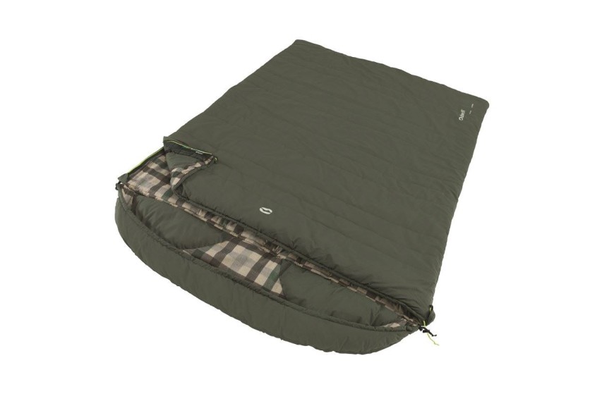 sac de couchage coton 3 saisons CAMPER LUX 2 places OUTWELL pour camping et couples