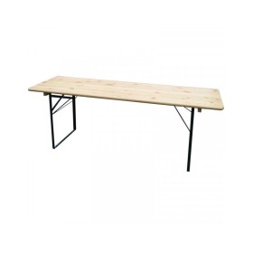 Table de camping pliante BAVIERE 220 x 70 cm TRIGANO pour 10 personnes﻿
