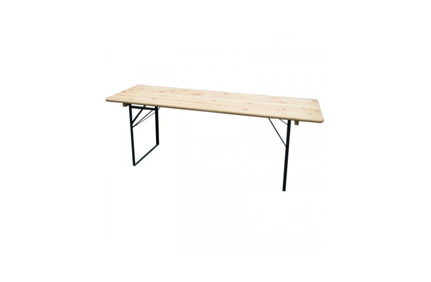 Table pliante pietement Bavière 220 x 70 cm / 10 places - TRIGANO