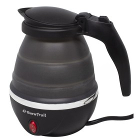 Bouilloire pliante EUROTRAIL 0,8 L en silicone, compacte et électrique 220V pour camping