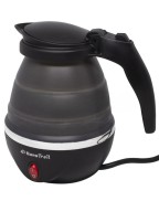 Bouilloire pliante EUROTRAIL 0,8 L en silicone, compacte et électrique 220V pour camping
