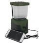 lampe nomade rechargeable solaire et USB 600 lumens EUROTRAIL pour éclairage de camping