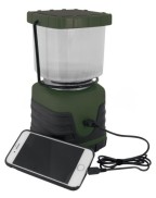 lampe nomade rechargeable solaire et USB 600 lumens EUROTRAIL pour éclairage de camping