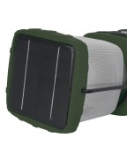 lampe nomade rechargeable solaire et USB 600 lumens EUROTRAIL pour éclairage de camping