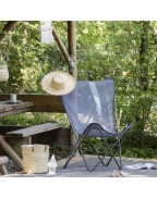 Fauteuil papillon Maxi Pop Up Lafuma Batyline® ISO pliant pour jardin et terrasse