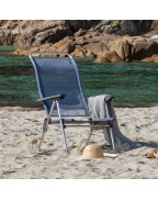 Fauteuil bas pliant Alu Low Lafuma en aluminium et Batyline® Iso pour extérieur