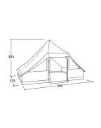 Tente MOONLIGHT CABIN / 10 places - EASY CAMP