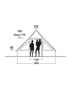 Tente MOONLIGHT CABIN / 10 places - EASY CAMP
