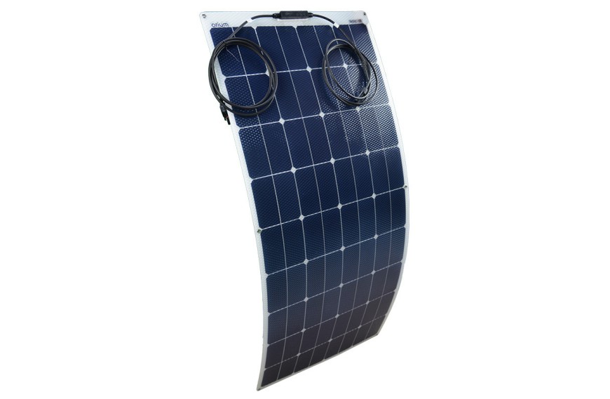 Batterie rechargeable solaire, autonome, avec panneau solaire semi-rigide