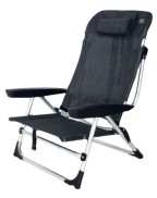 Fauteuil de plage inclinable MARBELLA Eurotrail en aluminium avec toile textilène respirante