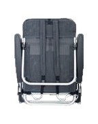Fauteuil de plage inclinable MARBELLA Eurotrail en aluminium avec toile textilène respirante