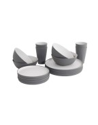 set de vaisselle DINNER 4 personnes OUTWELL léger et résistant pour camping et pique-nique