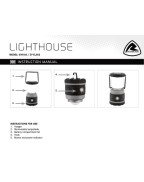 Lampe nomade Outwell LIGHTHOUSE à piles 1000 lumens pour camping et randonnée