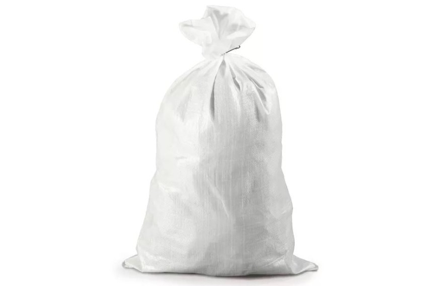 Sac en toile polypropylène blanc 150 x 80 cm - CABANON