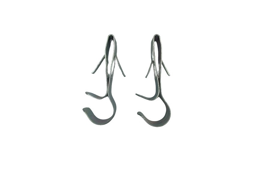 Lot de 2 lyres coudées en métal Ø 20-23mm - CABANON