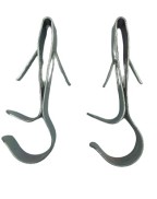 Lot de 2 lyres coudées en métal Ø 20-23mm - CABANON