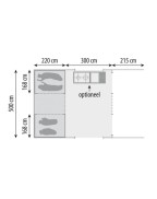 Caravane pliante Chamonix / 4 à 8 places - CABANON