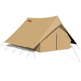 Tente PATROUILLE 1 tapis cousu / 6 places  - CABANON