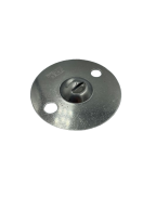 Lot de 5 Embases rondes en acier - CABANON