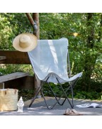 Fauteuil papillon Maxi Pop Up Lafuma Batyline® ISO pliant pour jardin et terrasse
