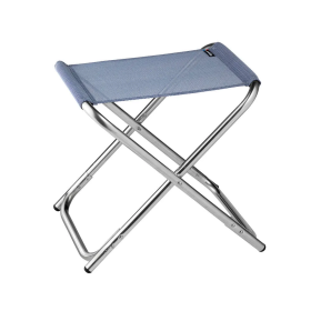 Tabouret pliant aluminium Lafuma Batyline ISO léger et compact pour camping, plage et jardin