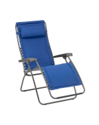 Fauteuil Relax RSX CLIP Lightcomfort Lafuma matelassé, ergonomique et pliable pour intérieur et extérieur