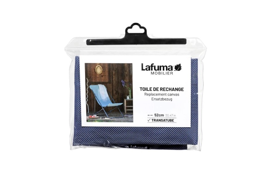 Toile de rechange Transatube Lafuma Batyline® ISO 52 cm pour transat extérieur