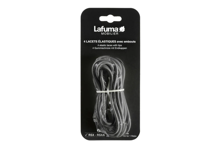 Kit de 4 lacets élastiques avec embouts pour fauteuil RSXA et RSX - LAFUMA MOBILIER