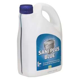 Additif toilette SANI PLUS bleu 2L Bardani pour réservoir à matières de camping-car﻿