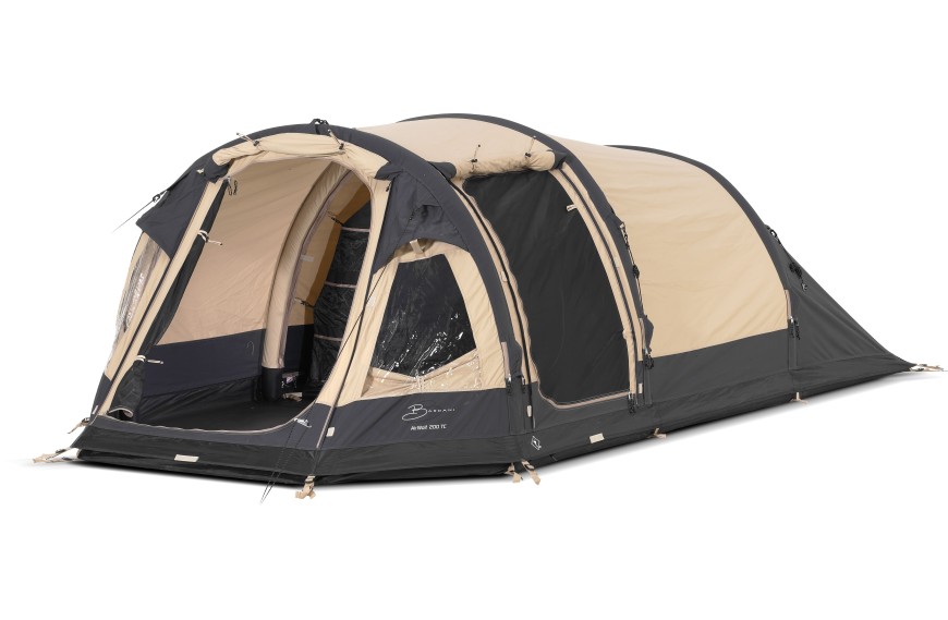 Tente gonflable AIRWOLF 200TC BARDANI pour 3 personnes avec chambre et espace de vie séparés