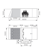Auvent gonflable indépendant RAROTONGA DA FTT 401 TC  - DOMETIC