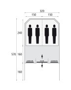 Tente de camping GREENLAND 320 RSTC / 4 places - BARDANI