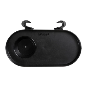 Porte gobelet pour fauteuil Relax Lafuma en plastique recyclé, tablette pratique pour jardin et terrasse