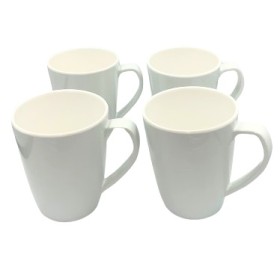 Lot de 4 tasses blanches 35 cl - KAMPA DOMETIC
