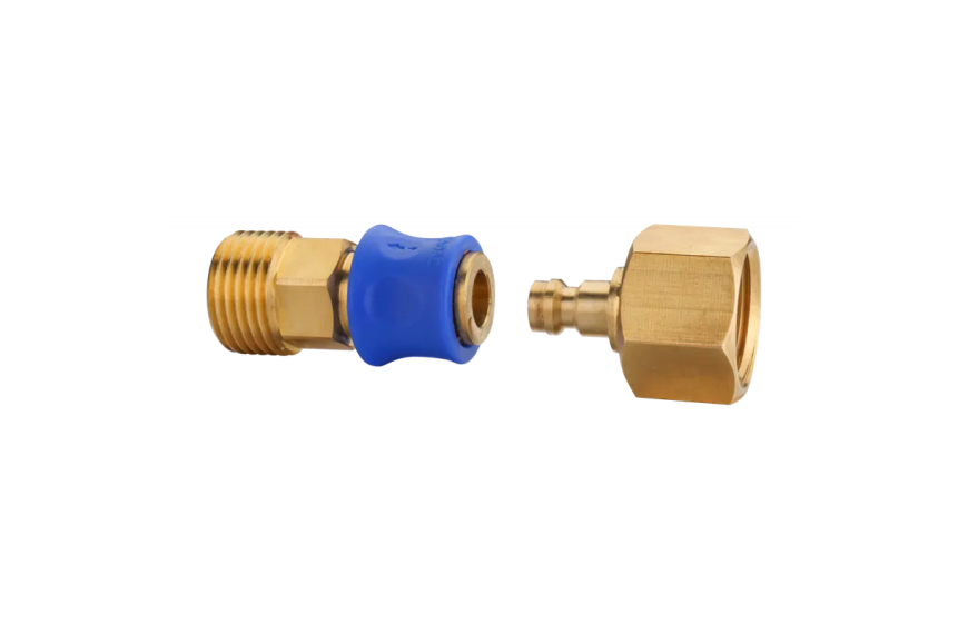 Couplage rapide gaz G1/2 CADAC avec valve auto-obturante pour barbecue et camping