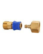 Couplage rapide gaz G1/2 CADAC avec valve auto-obturante pour barbecue et camping