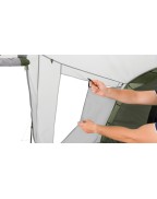 Tente familiale 8 places Huntsville Twin 800 EASY CAMP avec quatre chambres et séjour central