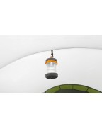 Tente familiale 8 places Huntsville Twin 800 EASY CAMP avec quatre chambres et séjour central