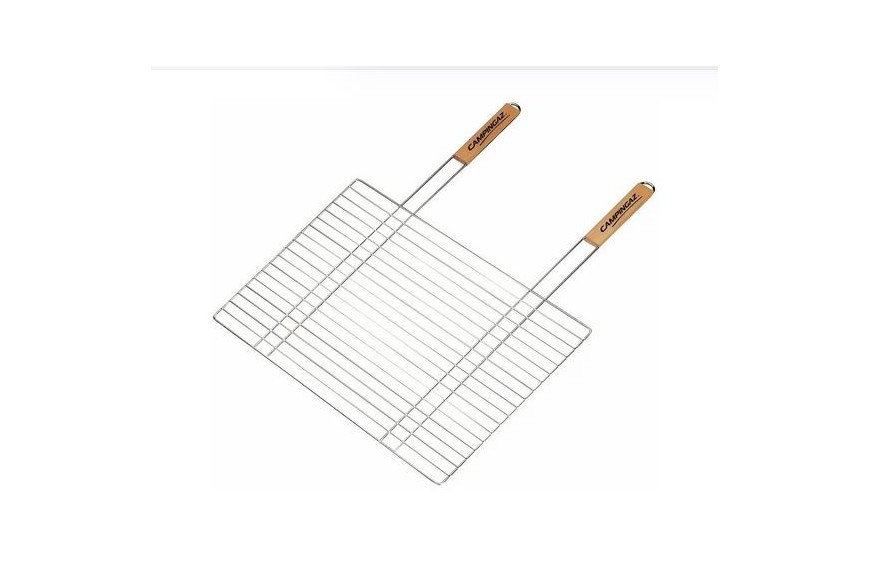 Grille rectangulaire simple 67x40cm double manche - CAMPINGAZ
